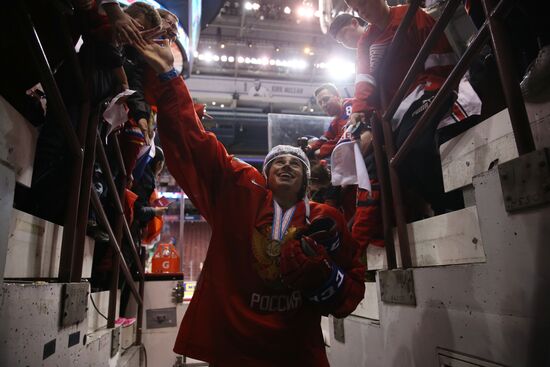 Хоккей. Молодежный чемпионат мира. Матч за третье место