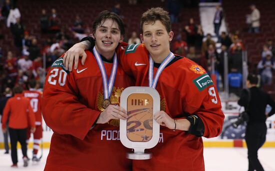 Хоккей. Молодежный чемпионат мира. Матч за третье место