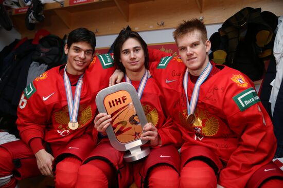 Хоккей. Молодежный чемпионат мира. Матч за третье место