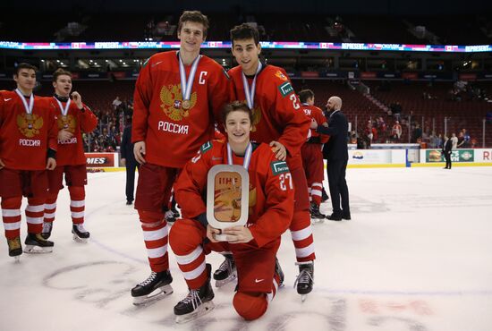 Хоккей. Молодежный чемпионат мира. Матч за третье место