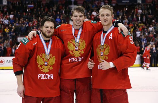 Хоккей. Молодежный чемпионат мира. Матч за третье место