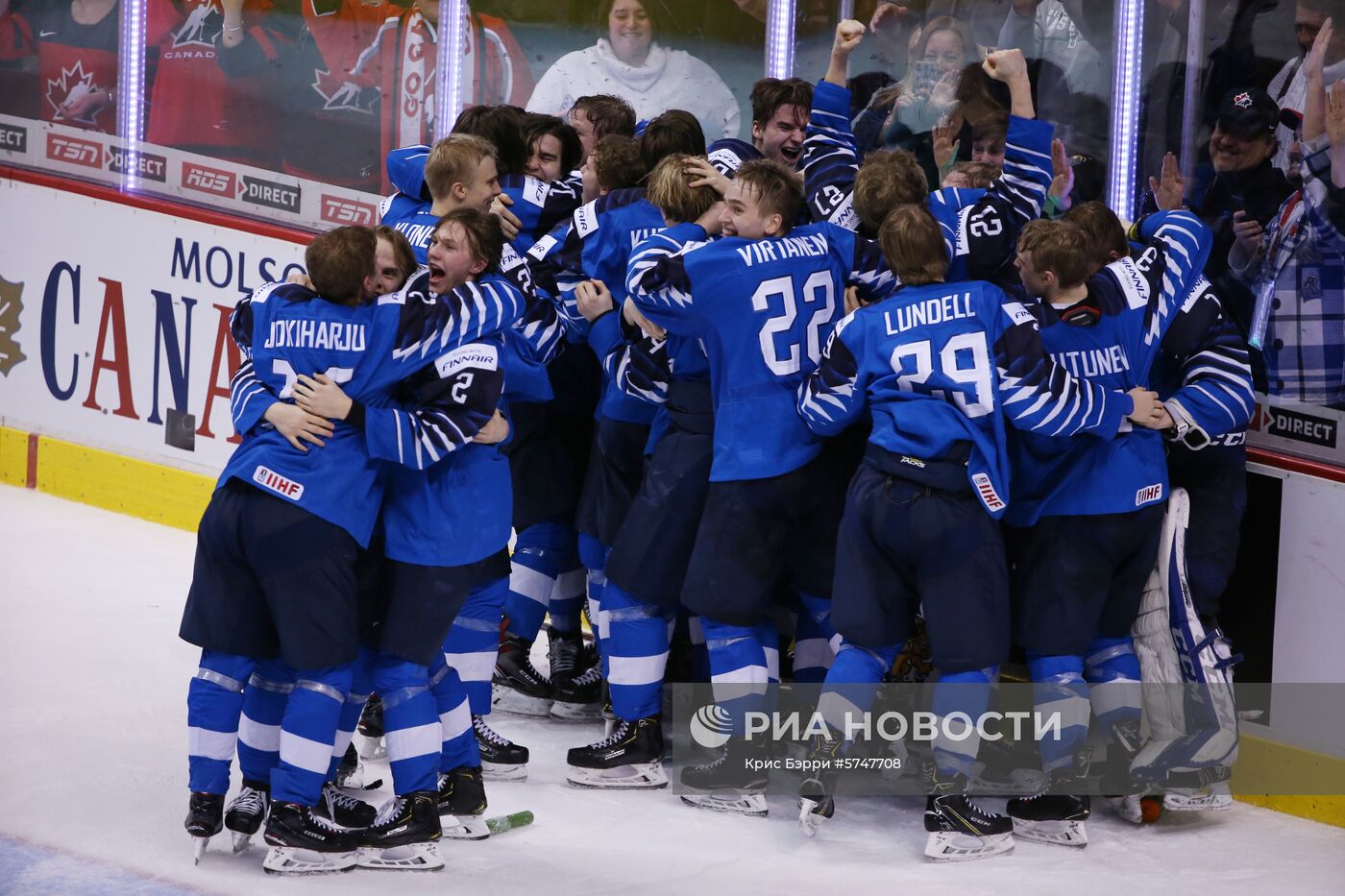 Хоккей. Молодежный чемпионат мира. Финальный матч