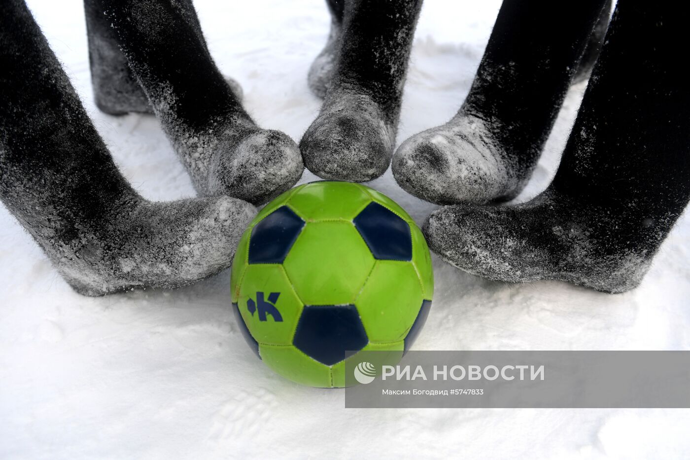 Футбол в валенках 