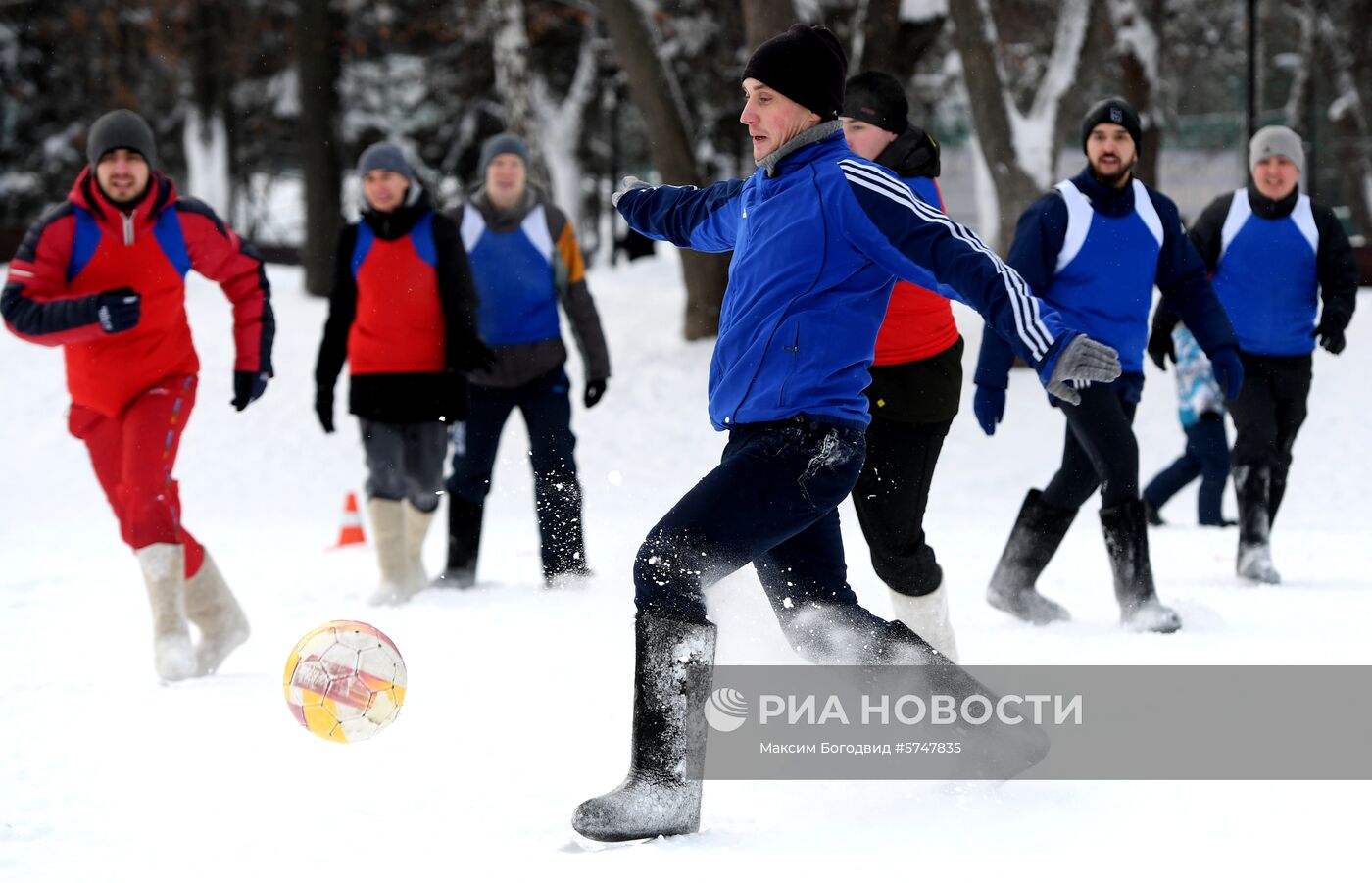 Футбол в валенках 