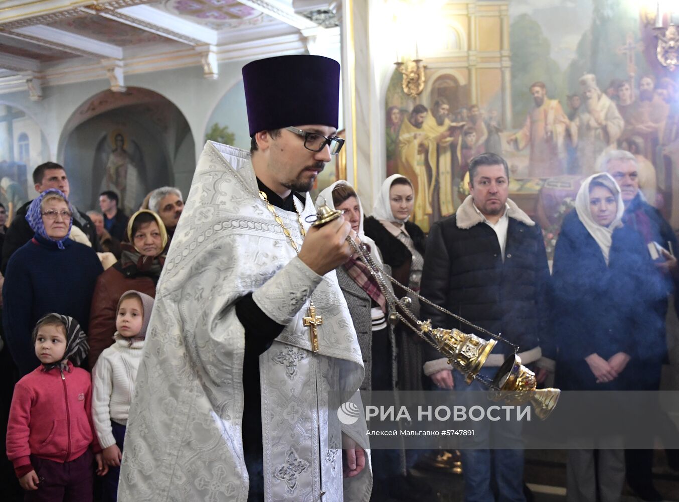 Празднование Рождества в городах России