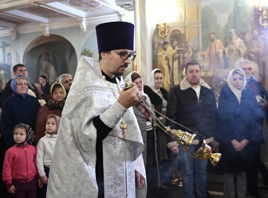 Празднование Рождества в городах России