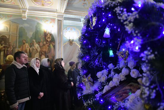 Празднование Рождества в городах России