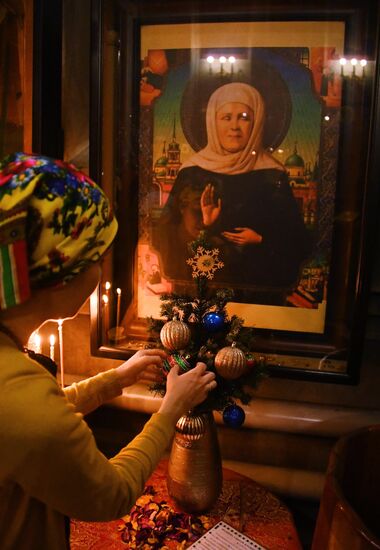 Празднование Рождества в городах России