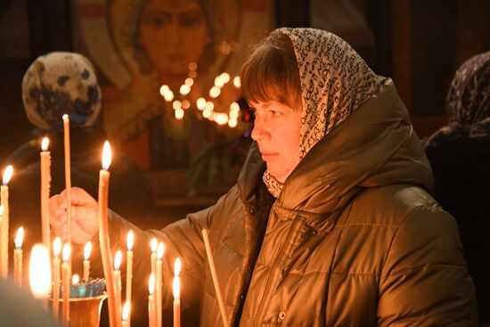 Празднование Рождества в городах России
