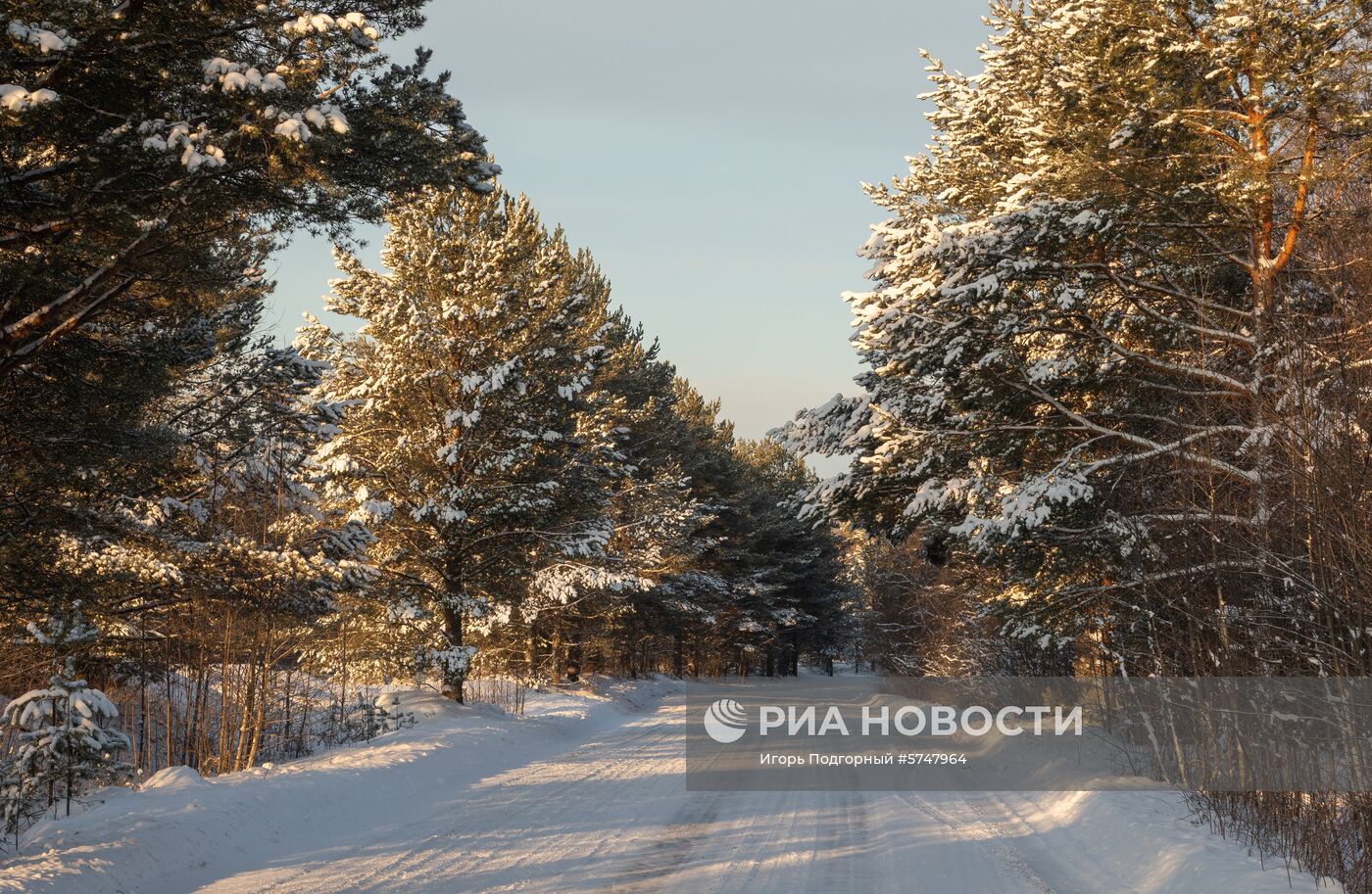 Зимние пейзажи России