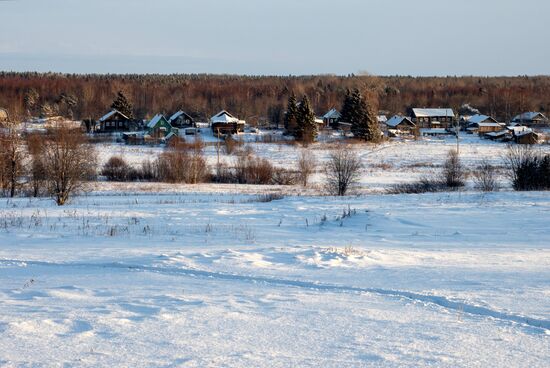 Зимние пейзажи России