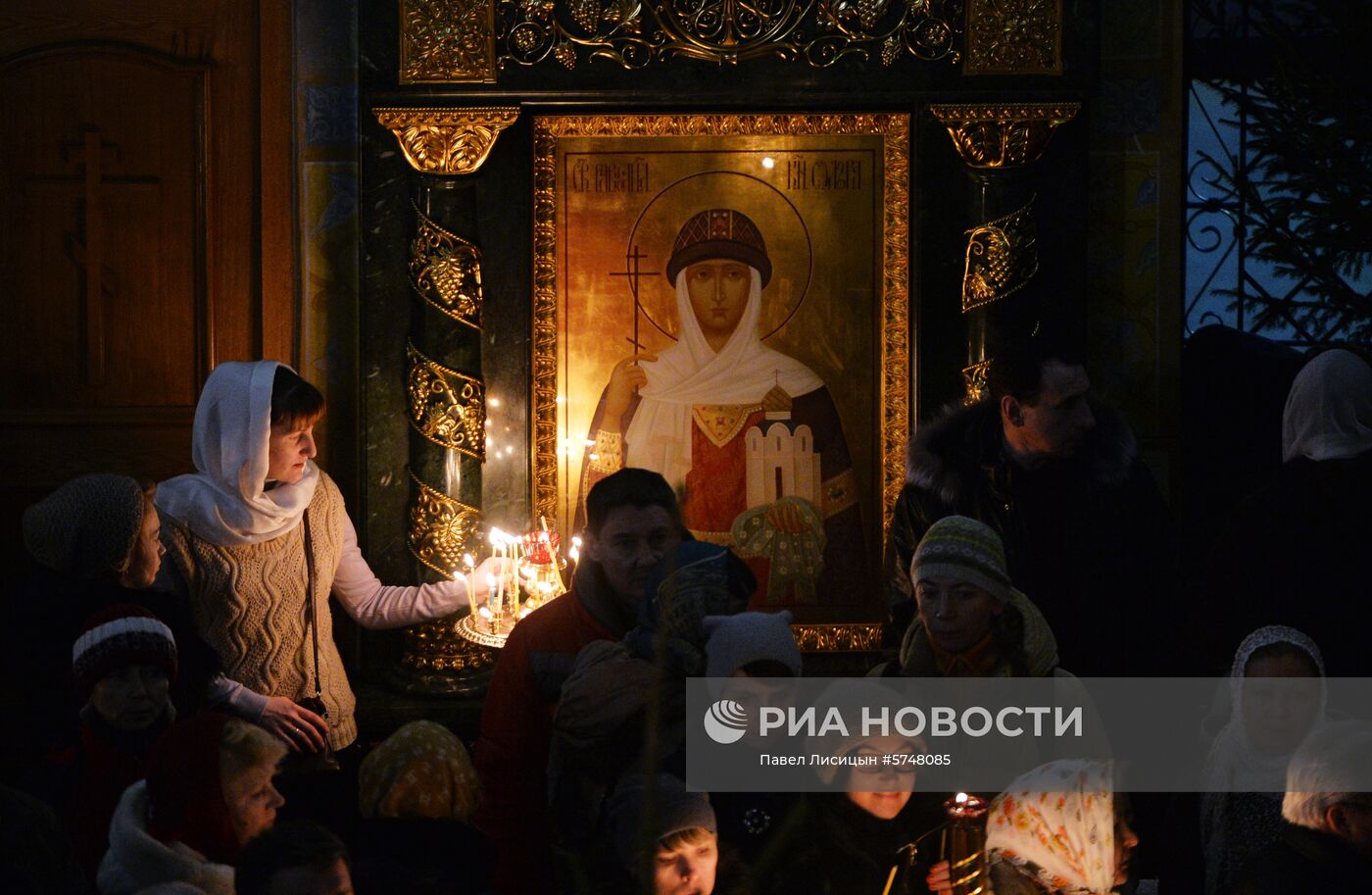 Празднование Рождества в городах России