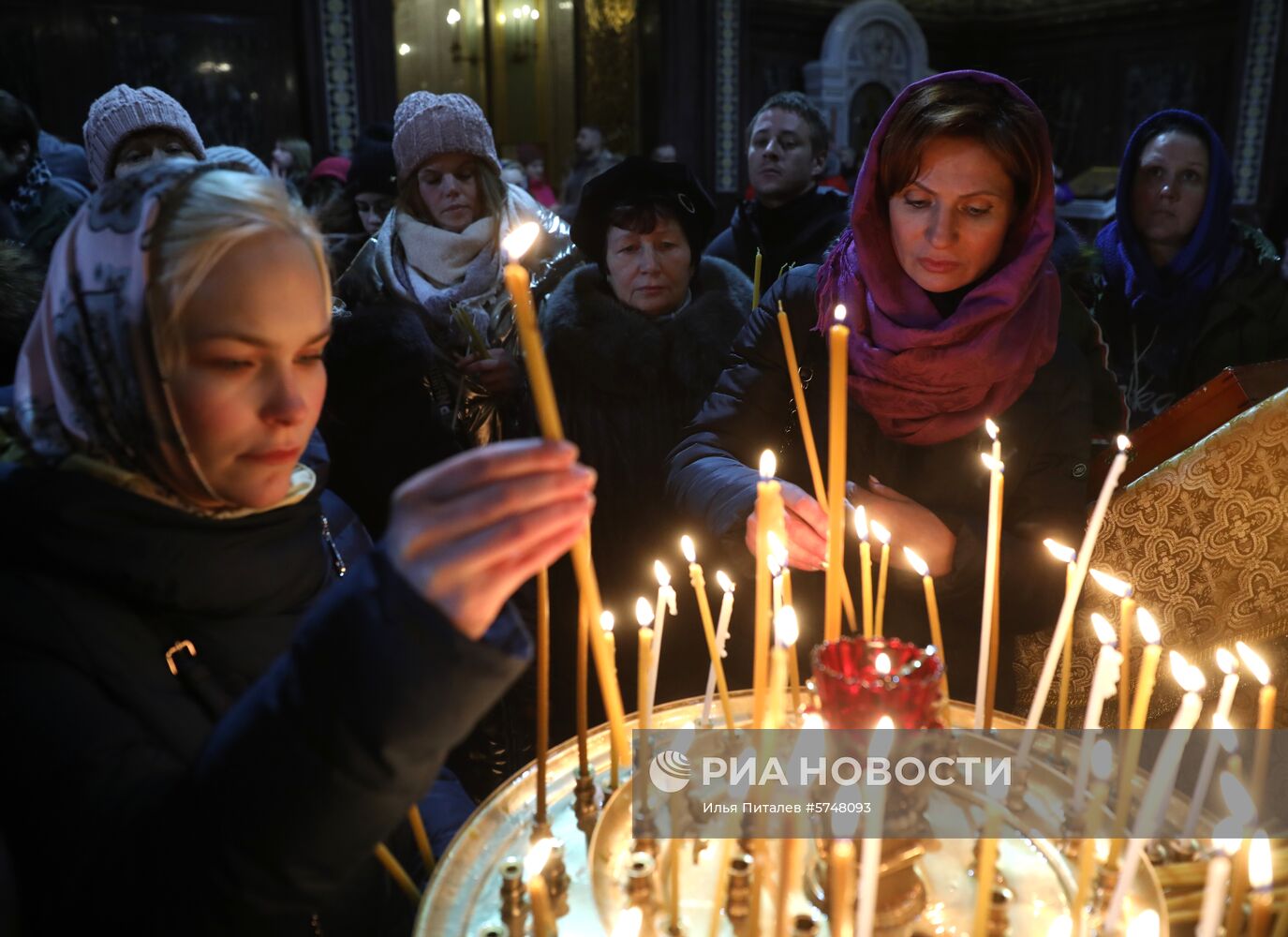 Рождество Христово. Патриаршая литургия в храме Христа Спасителя 