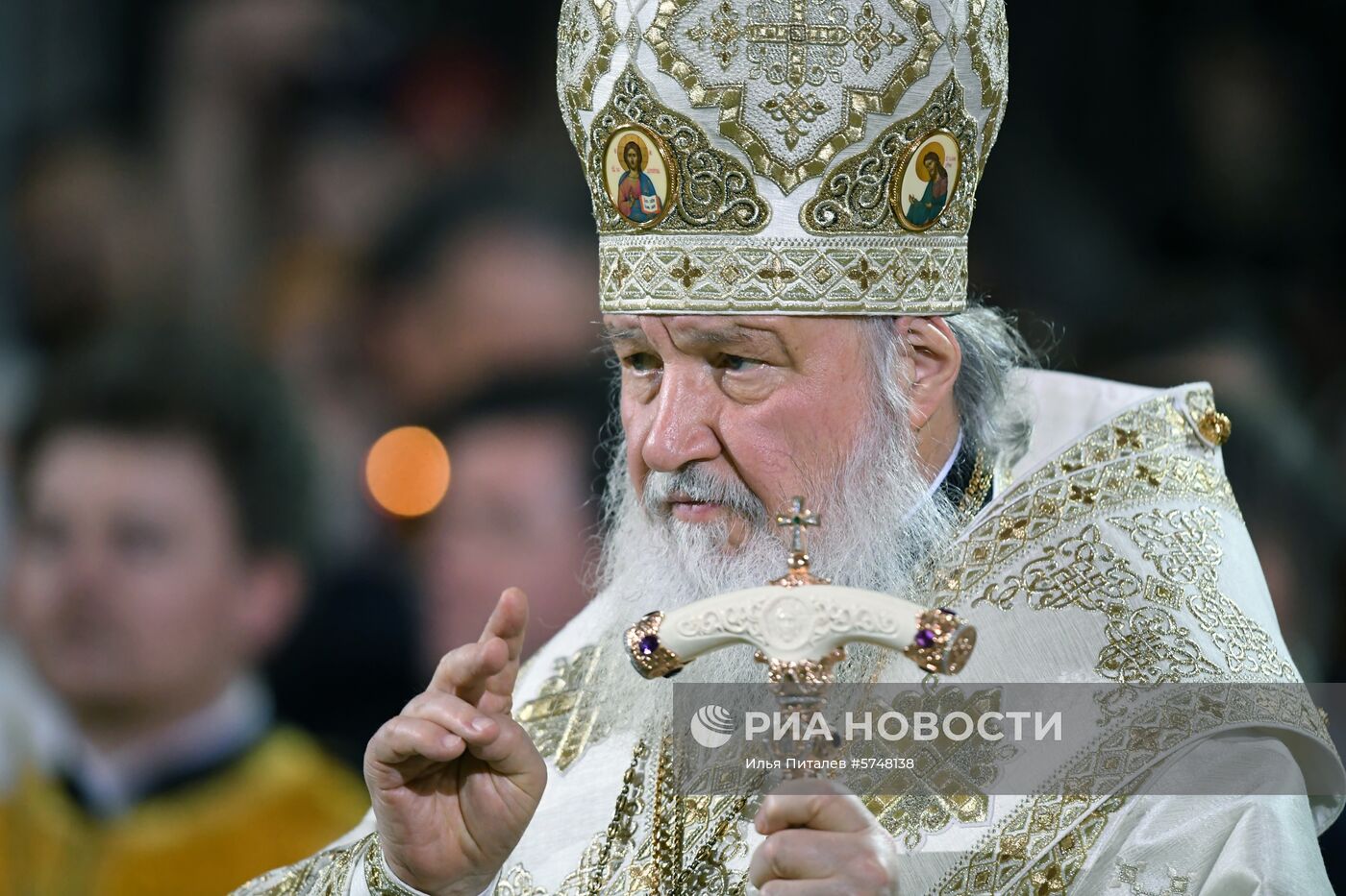 Рождество Христово. Патриаршая литургия в храме Христа Спасителя 