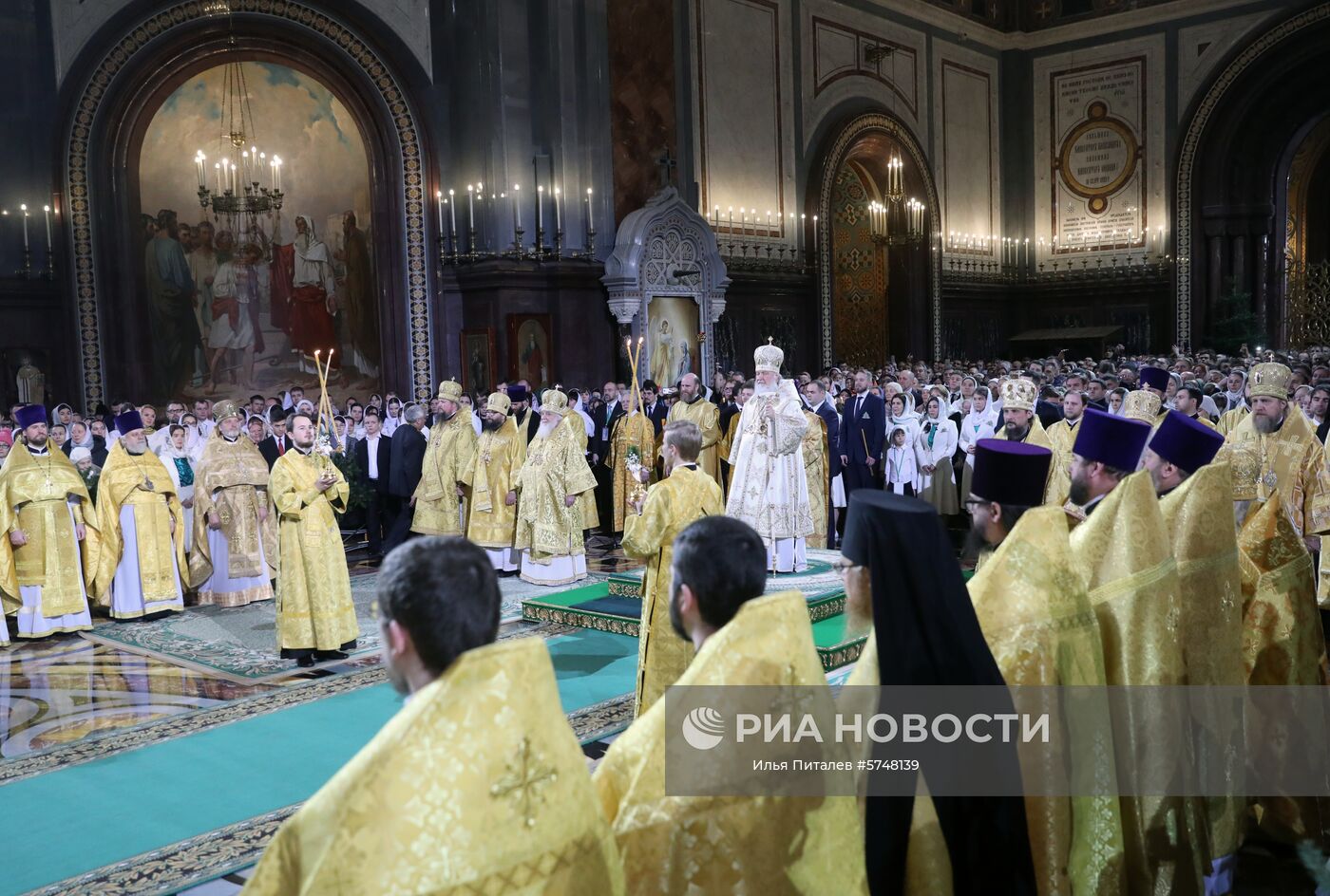 Рождество Христово. Патриаршая литургия в храме Христа Спасителя