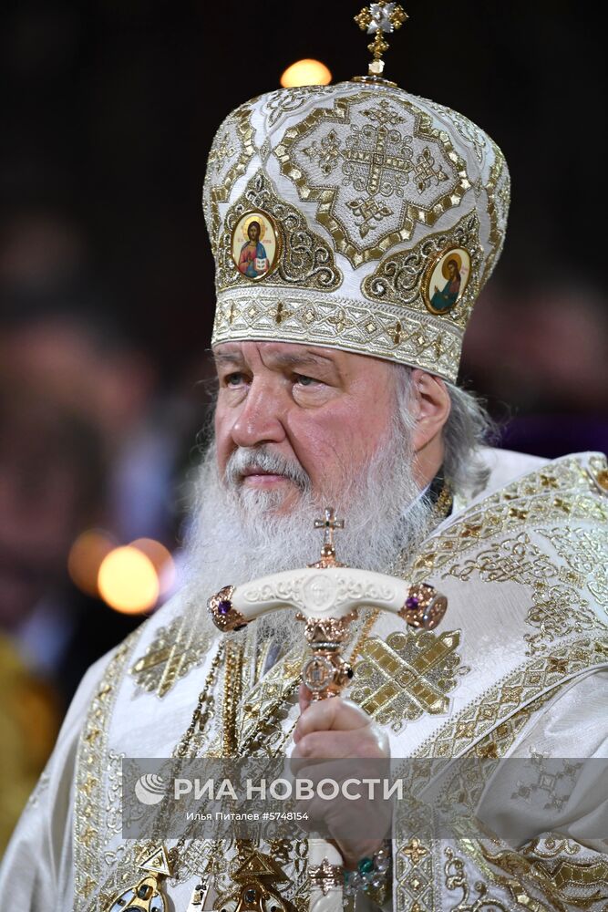 Рождество Христово. Патриаршая литургия в храме Христа Спасителя
