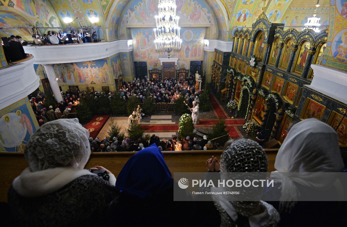 Празднование Рождества в городах России