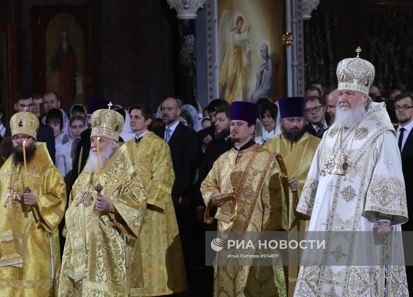 Рождество Христово. Патриаршая литургия в храме Христа Спасителя 