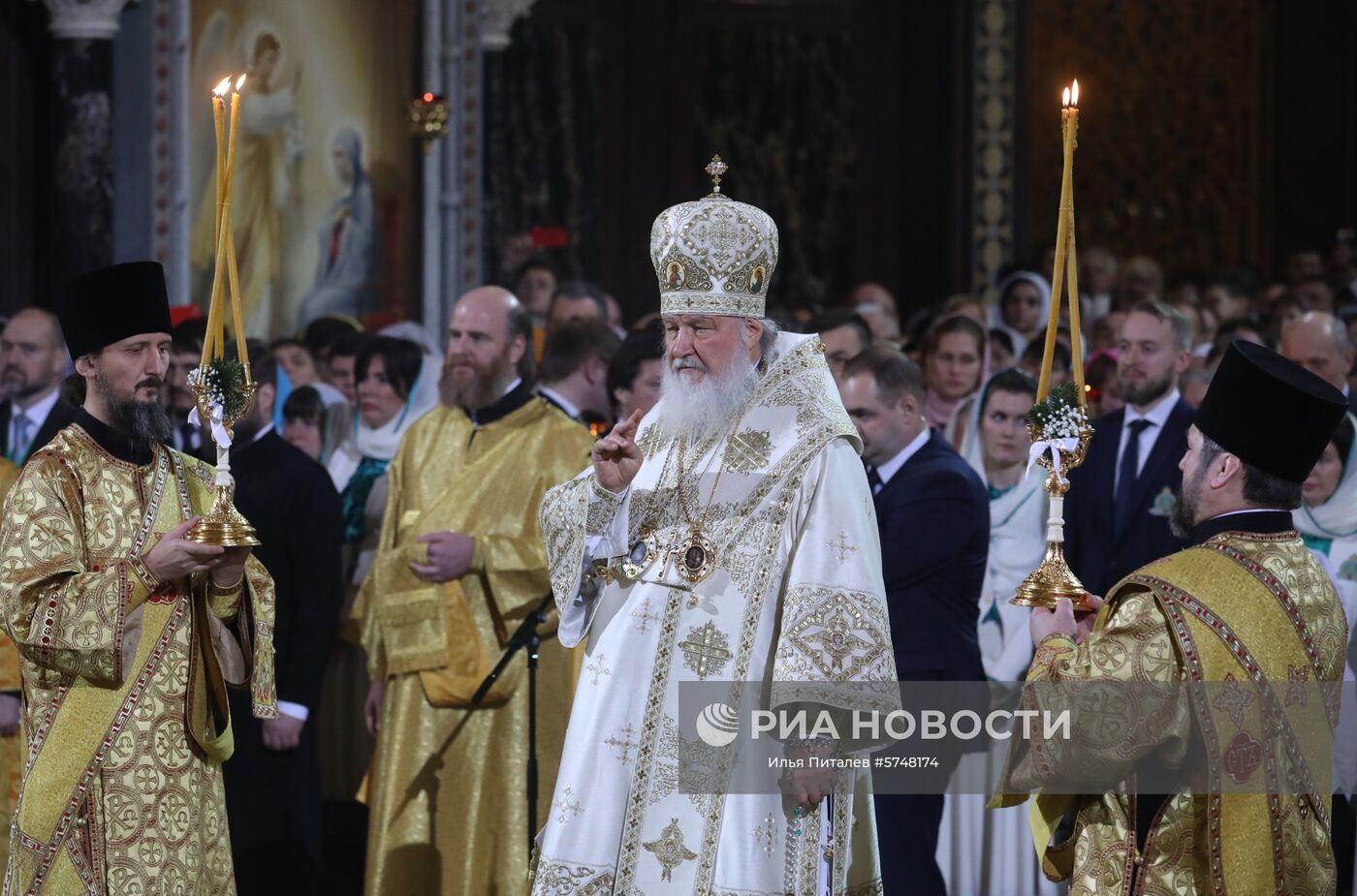 Рождество Христово. Патриаршая литургия в храме Христа Спасителя