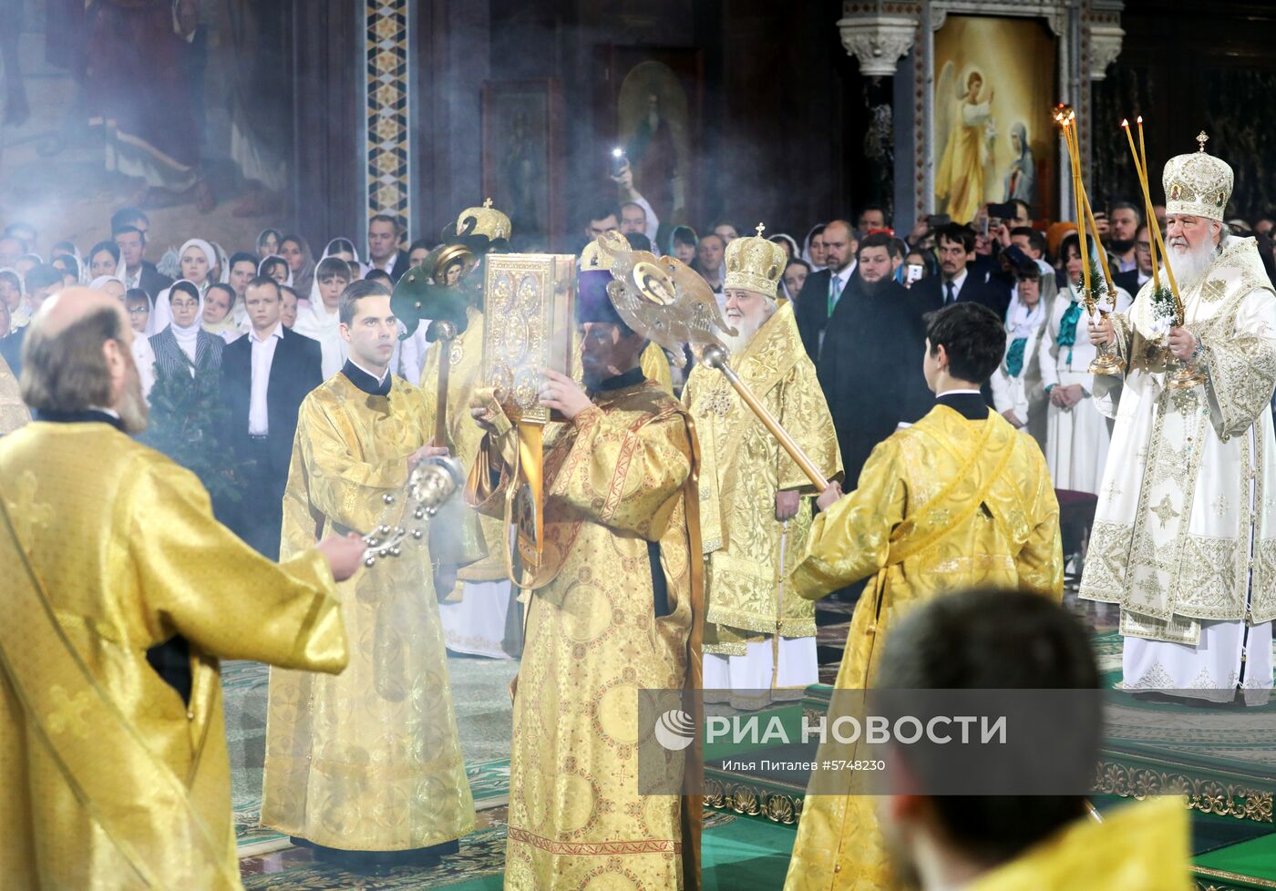 Рождество Христово. Патриаршая литургия в храме Христа Спасителя