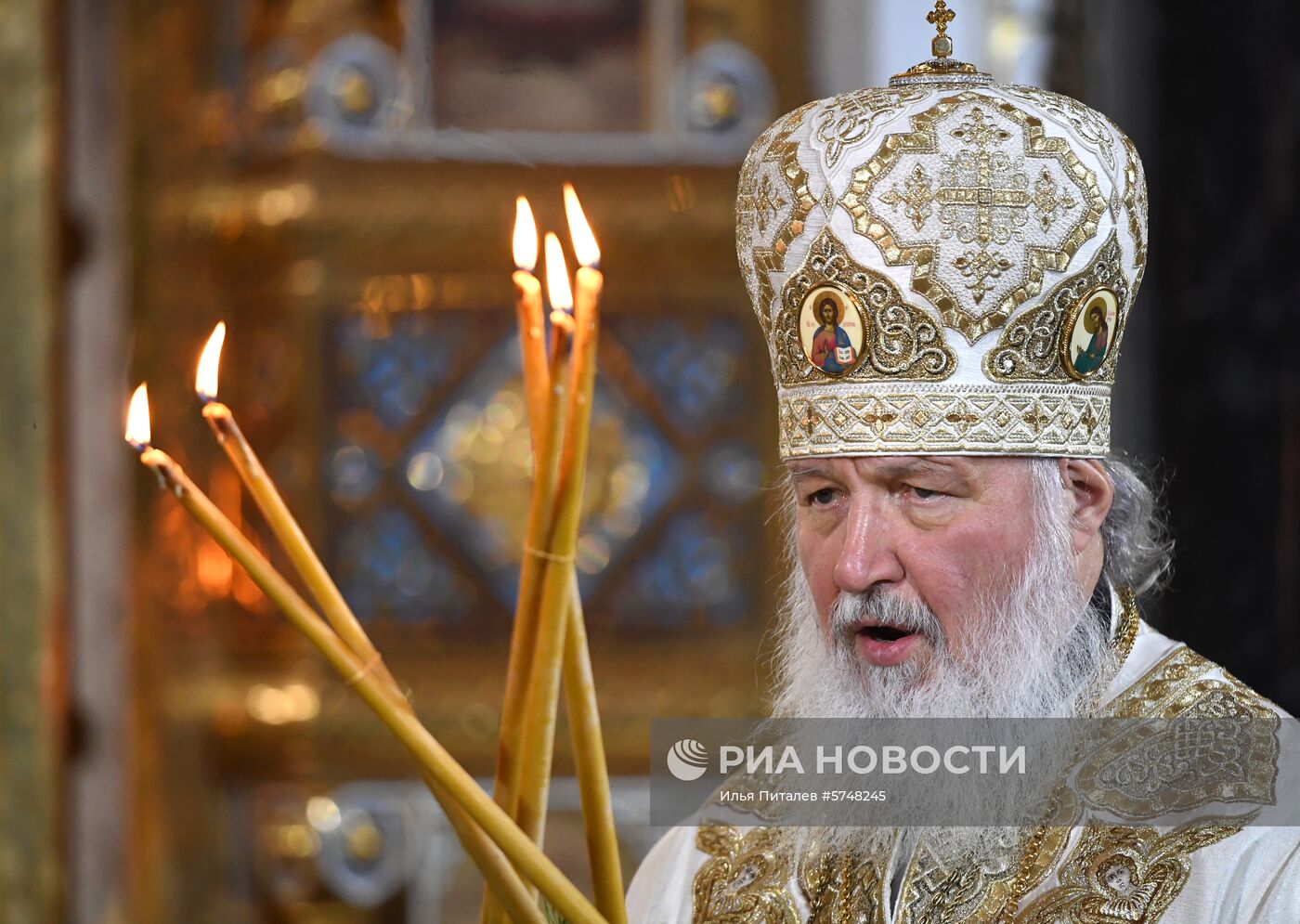 Рождество Христово. Патриаршая литургия в храме Христа Спасителя 