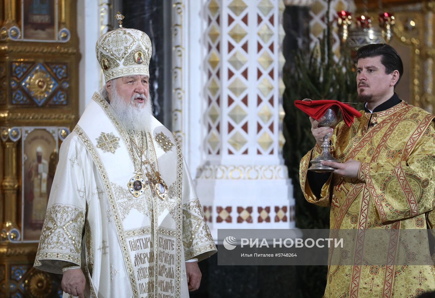 Рождество Христово. Патриаршая литургия в храме Христа Спасителя