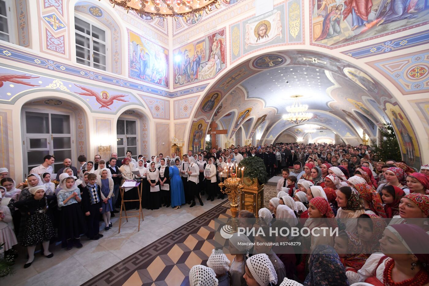 Празднование Рождества в городах России