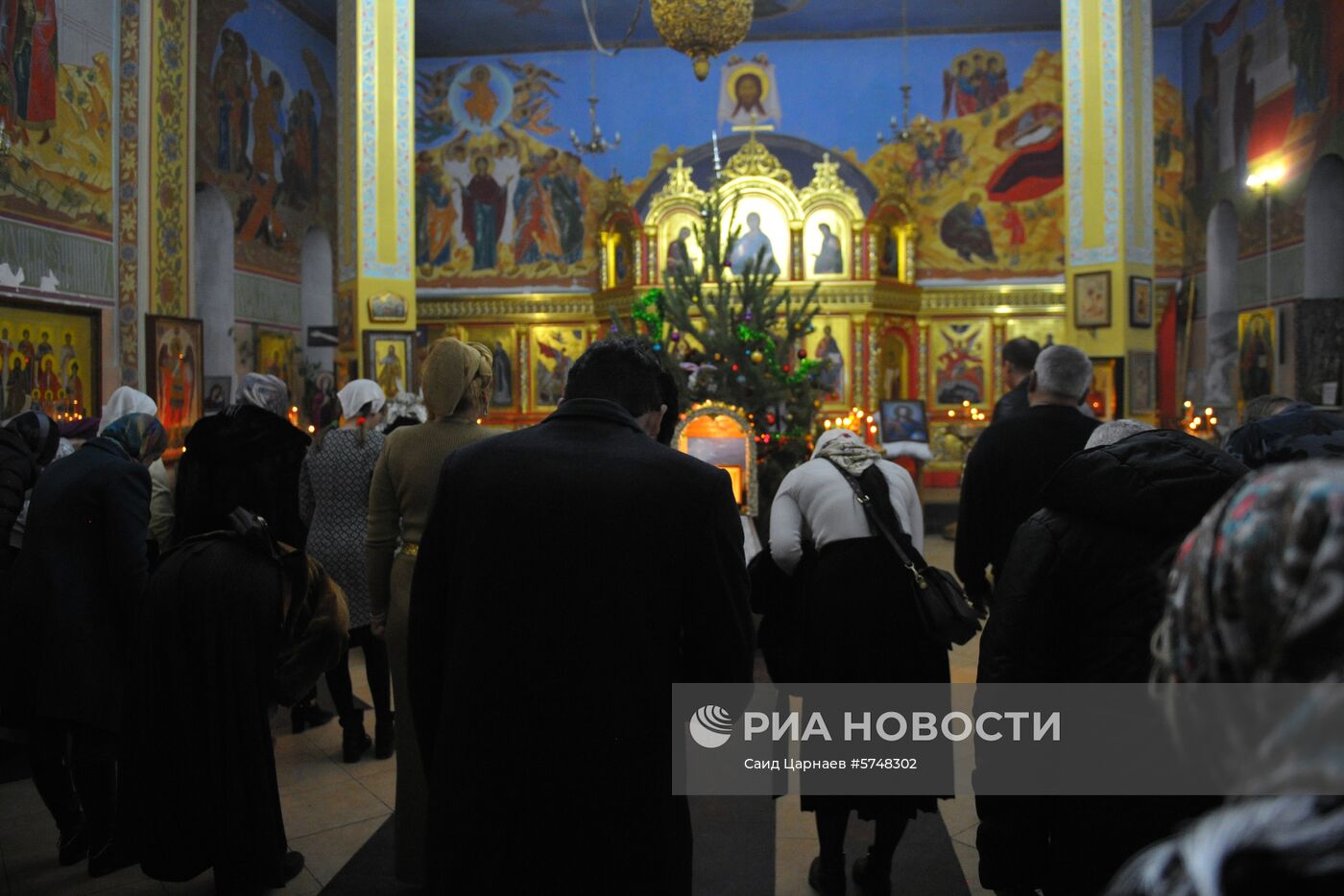 Празднование Рождества в городах России