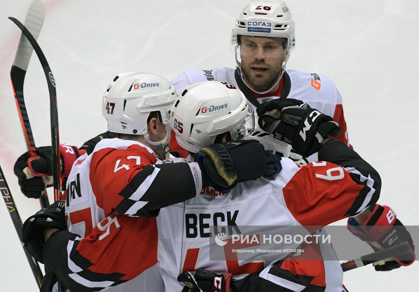 Хоккей. КХЛ. Матч "Спартак" - "Авангард"