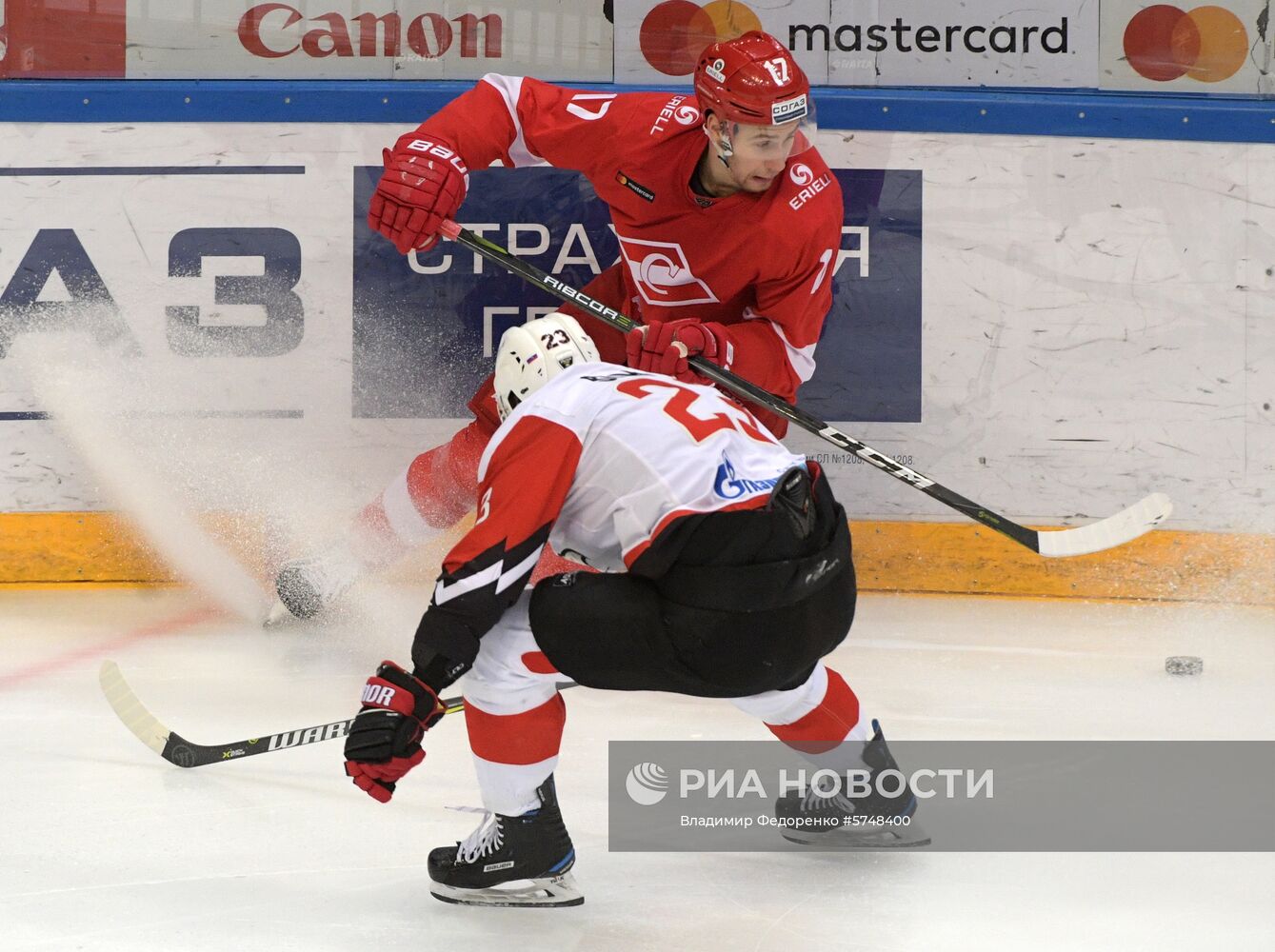 Хоккей. КХЛ. Матч "Спартак" - "Авангард"