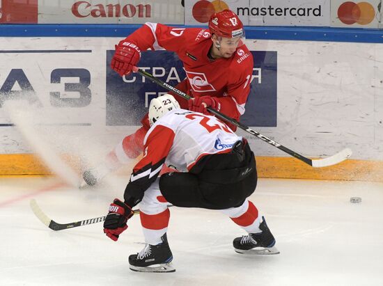 Хоккей. КХЛ. Матч "Спартак" - "Авангард"