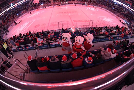 Хоккей. КХЛ. Матч "Спартак" - "Авангард"