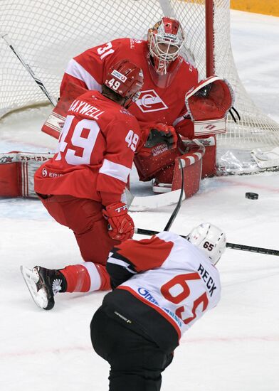 Хоккей. КХЛ. Матч "Спартак" - "Авангард"