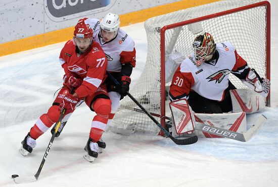 Хоккей. КХЛ. Матч "Спартак" - "Авангард"