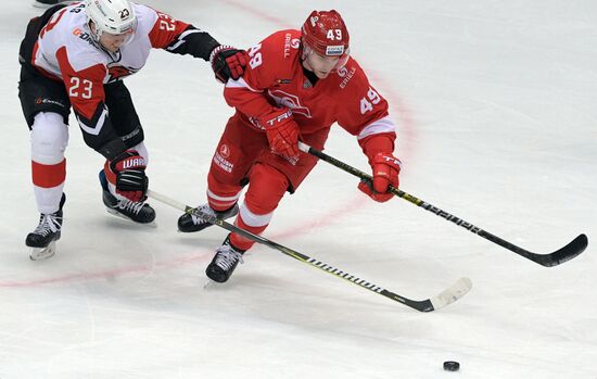 Хоккей. КХЛ. Матч "Спартак" - "Авангард"