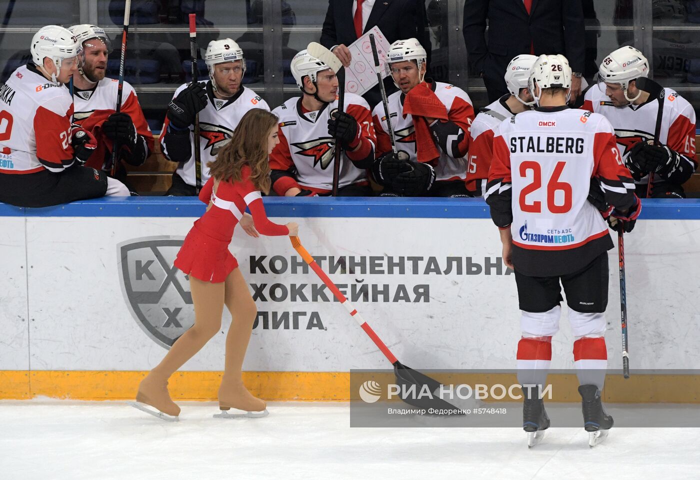 Хоккей. КХЛ. Матч "Спартак" - "Авангард"