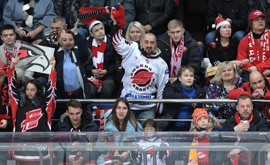 Хоккей. КХЛ. Матч "Спартак" - "Авангард"