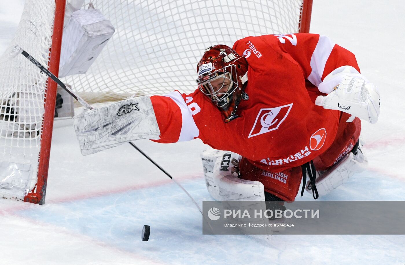 Хоккей. КХЛ. Матч "Спартак" - "Авангард"