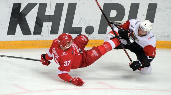 Хоккей. КХЛ. Матч "Спартак" - "Авангард"