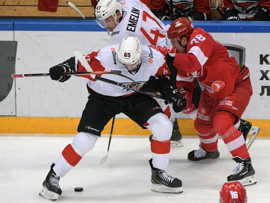 Хоккей. КХЛ. Матч "Спартак" - "Авангард"