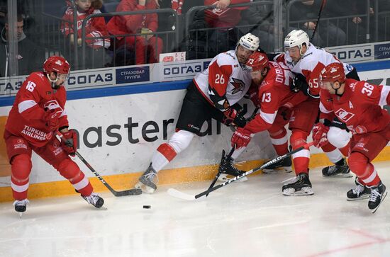 Хоккей. КХЛ. Матч "Спартак" - "Авангард"