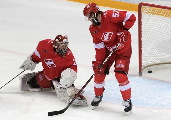 Хоккей. КХЛ. Матч "Спартак" - "Авангард"