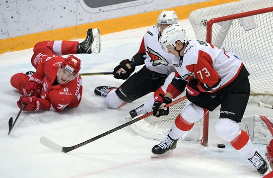 Хоккей. КХЛ. Матч "Спартак" - "Авангард"