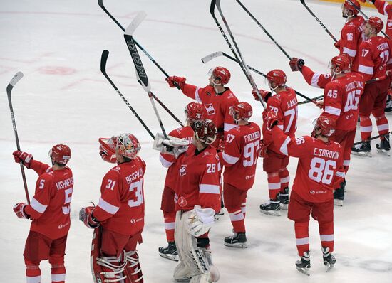 Хоккей. КХЛ. Матч "Спартак" - "Авангард"