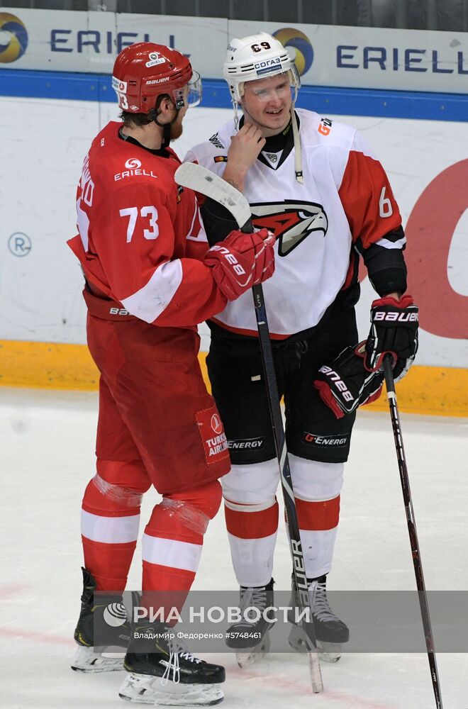 Хоккей. КХЛ. Матч "Спартак" - "Авангард"