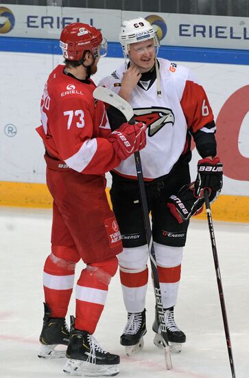 Хоккей. КХЛ. Матч "Спартак" - "Авангард"