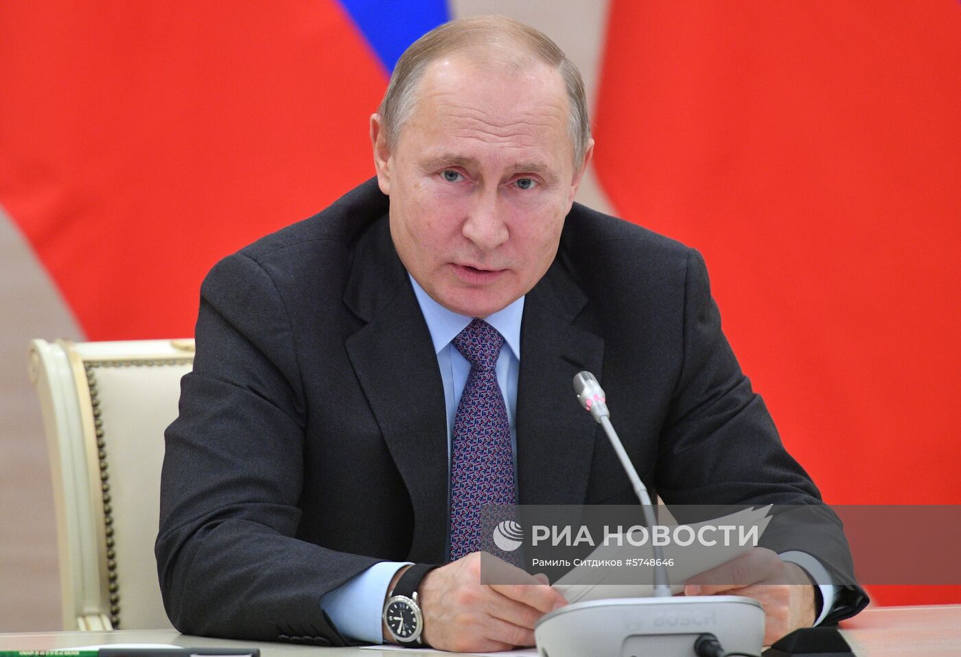 Рабочая поездка президента РФ В. Путина в Калининград