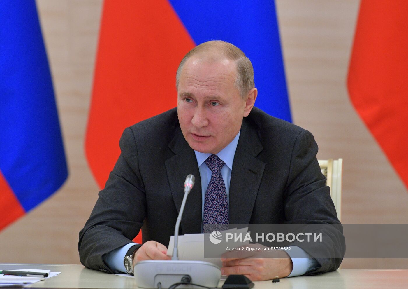 Рабочая поездка президента РФ В. Путина в Калининград