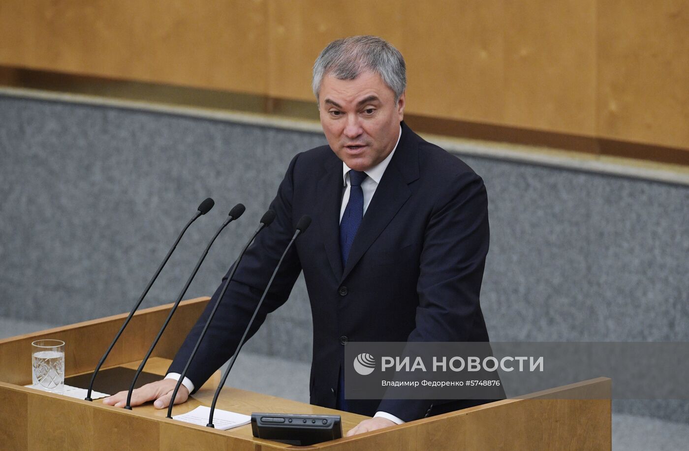 Пленарное заседание Госдумы РФ