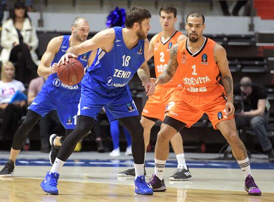 Баскетбол. Кубок Европы. Матч "Зенит" - "Цедевита"